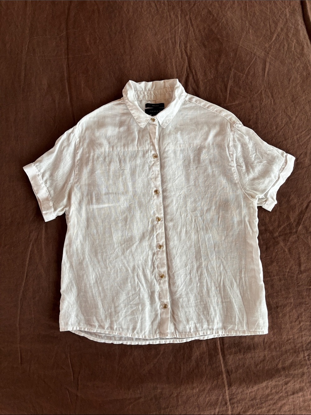 Minimalist Linen Button Down